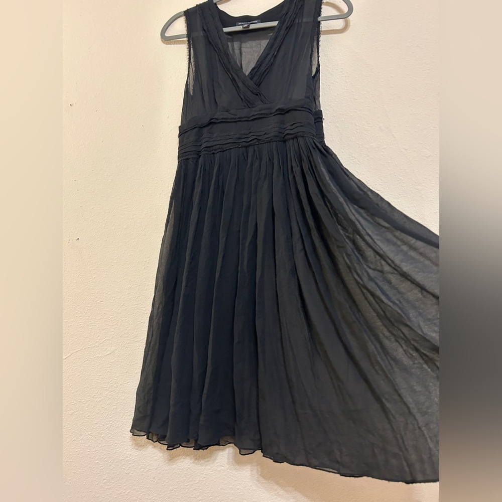 Banana Republic Charcoal Midi Dress